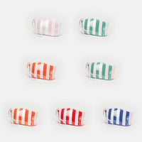 Sensibling Corp. - Striped Cosmetic Wristlet Pouch Bag