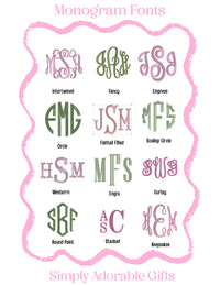 Monogrammed Crossbody / Belt Bag