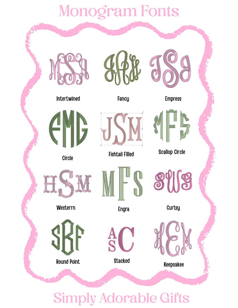 Monogrammed Crossbody / Belt Bag