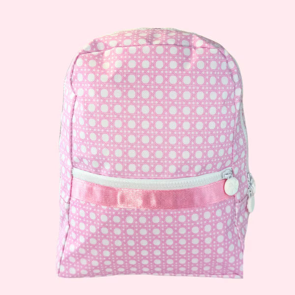 Pink Bungalow Small Backpack Wipeable