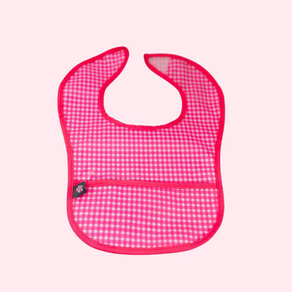 Oh Mint!  Wipeable Pink Flamingo Bib