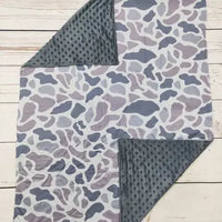 Baby Camo Print Blanket