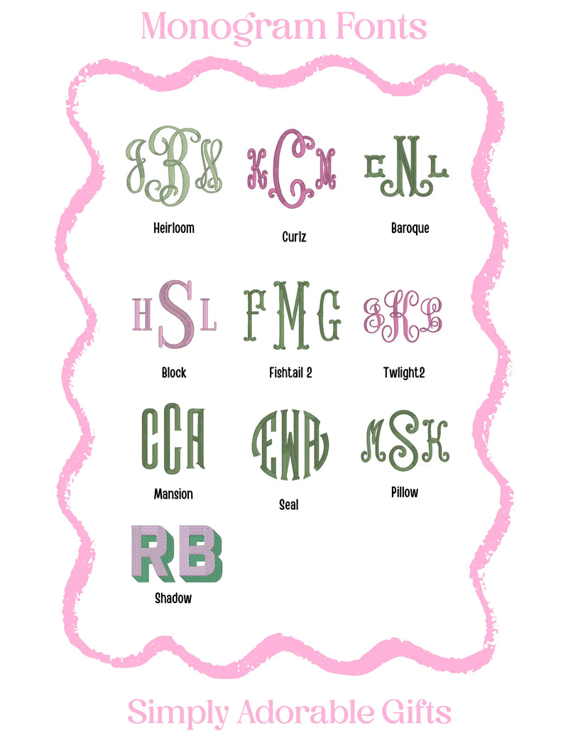 Monogrammed Crossbody / Belt Bag