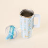 Blue Oh So Fancy 20oz Lifestyle Flip Straw Tumbler