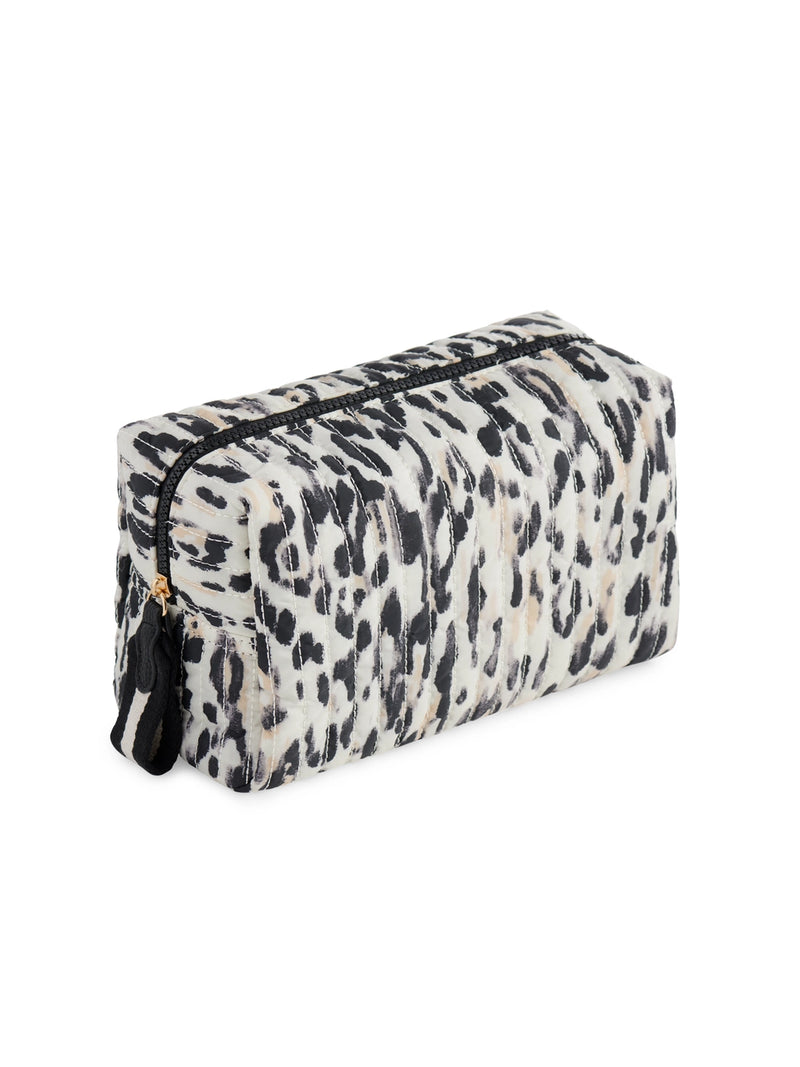Shiraleah Leopard Ezra Cosmetic Pouch - Large