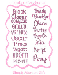 Monogrammed Crossbody / Belt Bag