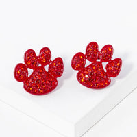 Sensibling Corp. - Stone Paved Paw Stud Earrings