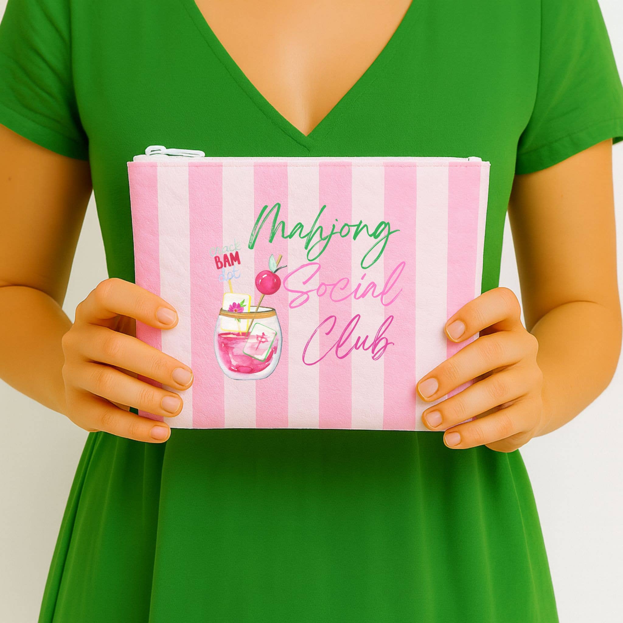 Mahjong Pouch | Mahjong Social Club Mahjong gift