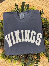 Custom Word/Team Arched Glitter Applique Embroidered Shirt