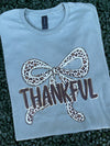 Thankful Leopard Bow Tee