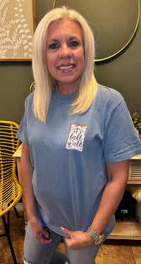 Happy Fall Y’all Tee - Denim