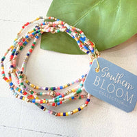 Golden Confetti Bracelet Stack