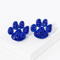 Sensibling Corp. - Stone Paved Paw Stud Earrings