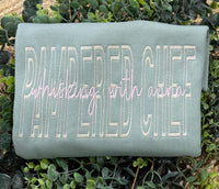 Custom Monotone School Spirit Embroidered Sweatshirt