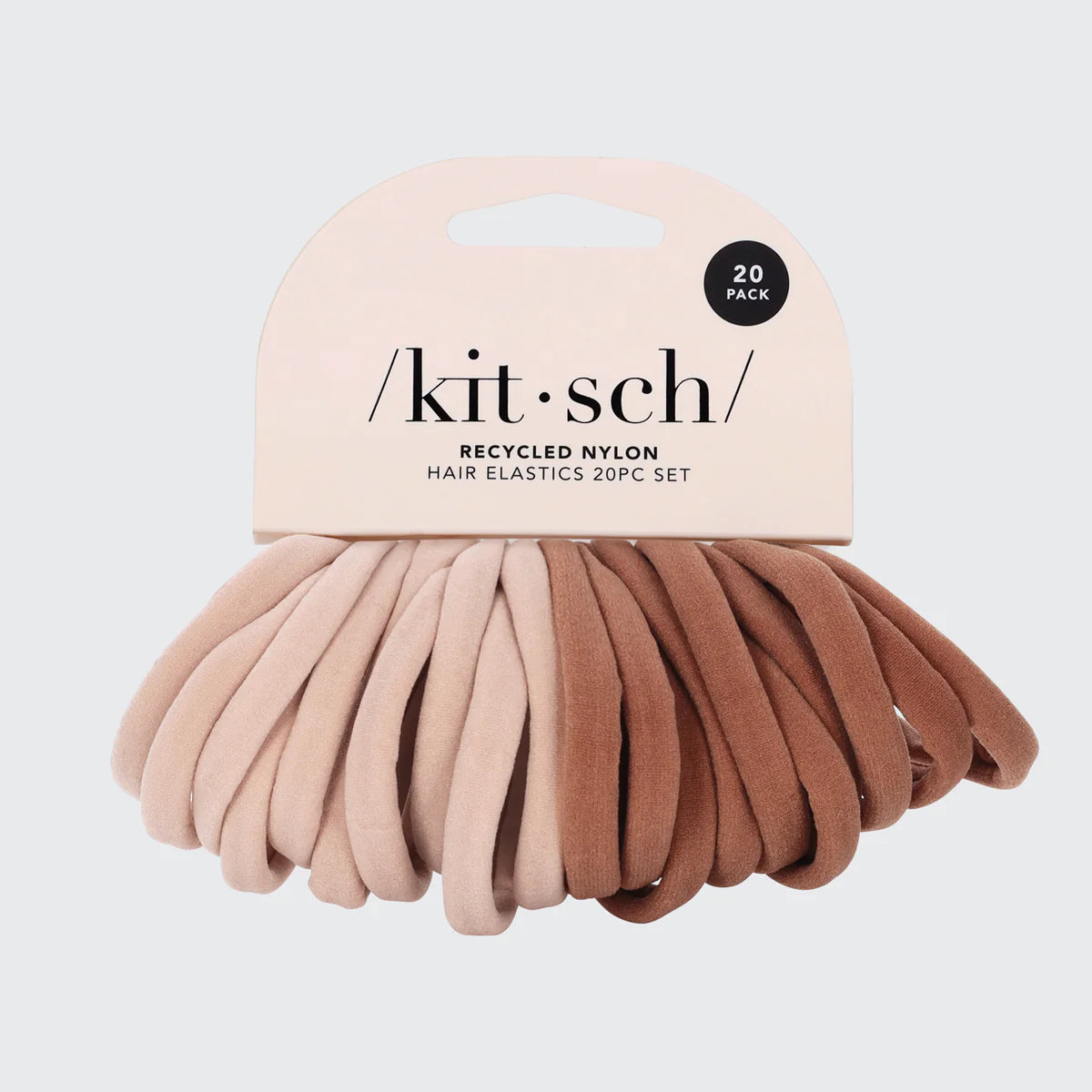 Kitsch Terracotta 20pc Seamless Hair Tie Set