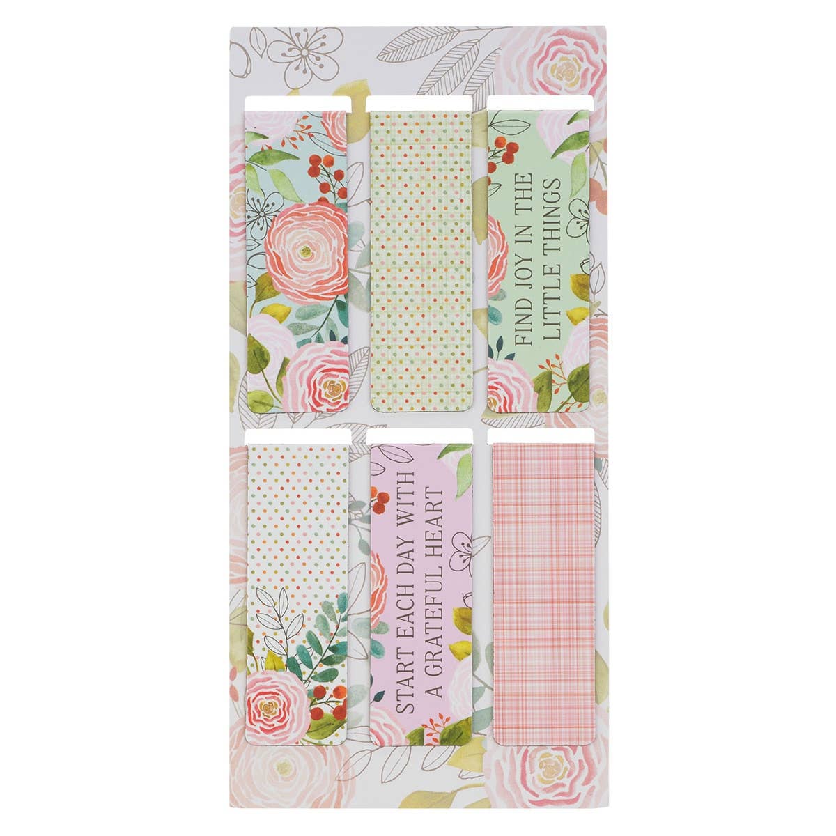 Christian Art Gifts - Magnetic Bookmark Set Find Joy In The Little Things