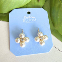 Pearl Petal Earrings