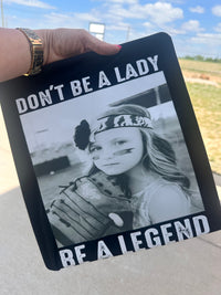 Custom Picture Tee- Be a Legend