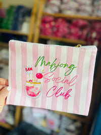 Mahjong Pouch | Mahjong Social Club Mahjong gift