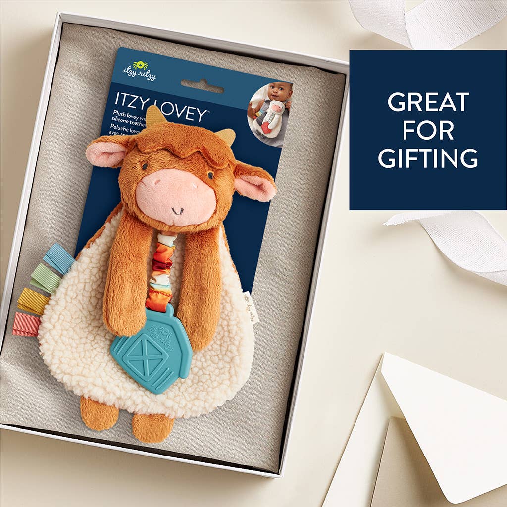 Itzy Ritzy - Highland Cow Itzy Friends Lovey™ Plush