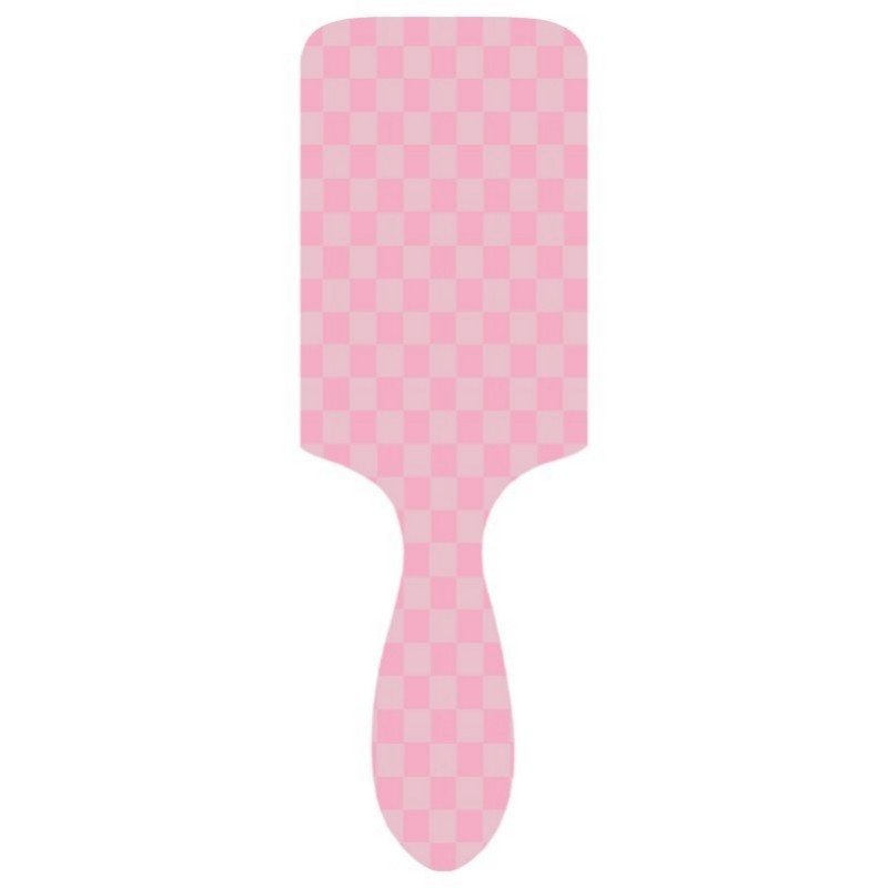 Josslyn Pink Check Brush