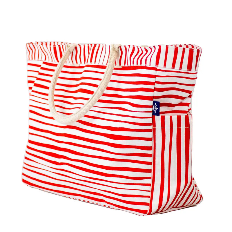 Red Stripe Durham Tote