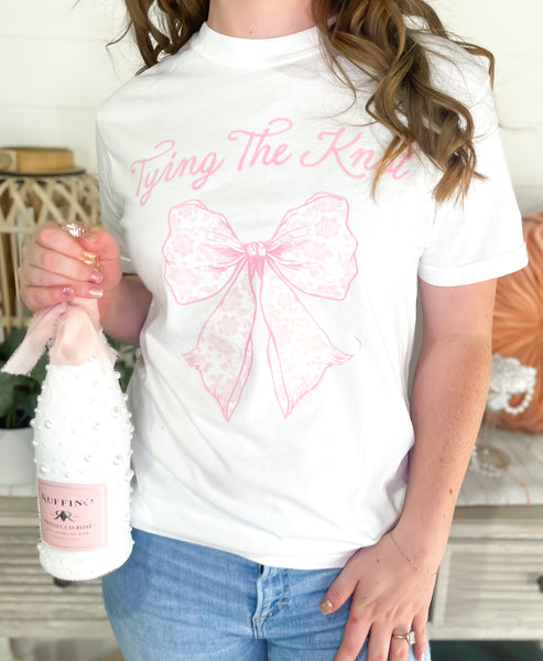Tying the Knot Bow Tee