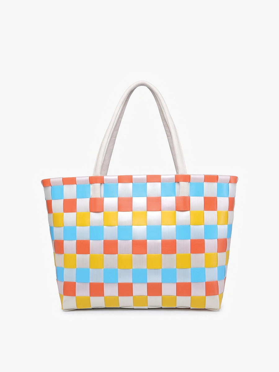 Summer Loving Basketweave Tote