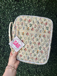 Framed Floral Bible Case And Accessories