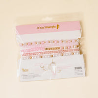 Coquette Tumbler Bracelet Stack