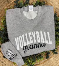 Custom Volleyball Fan Glitter Applique Shirt