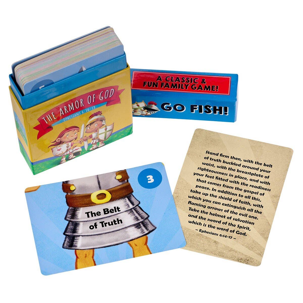 Christian Art Gifts - Card Box Go Fish! – The Armor Of God