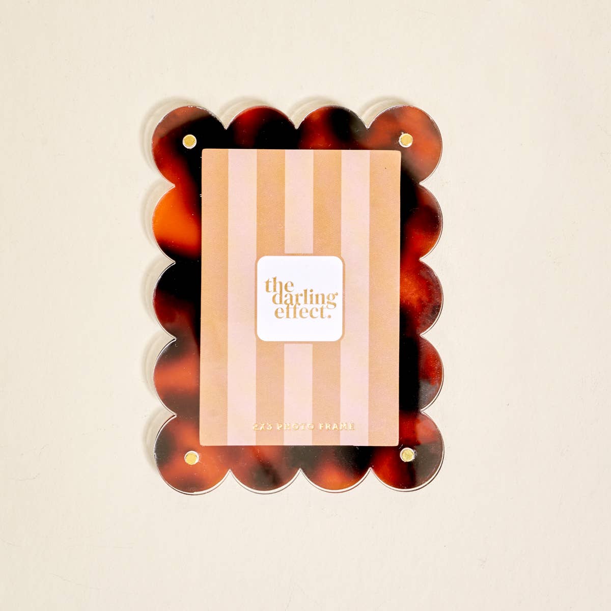The Darling Effect Mini Acrylic Picture Frame Magnet–Tortoise