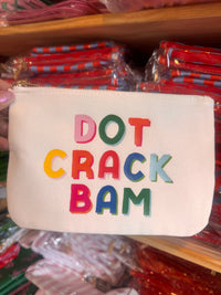 Mahjong Bag | Dot Crack Bam mahjong gift canvas pouch