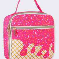 Pink Ice Cream Drip Lunchbox