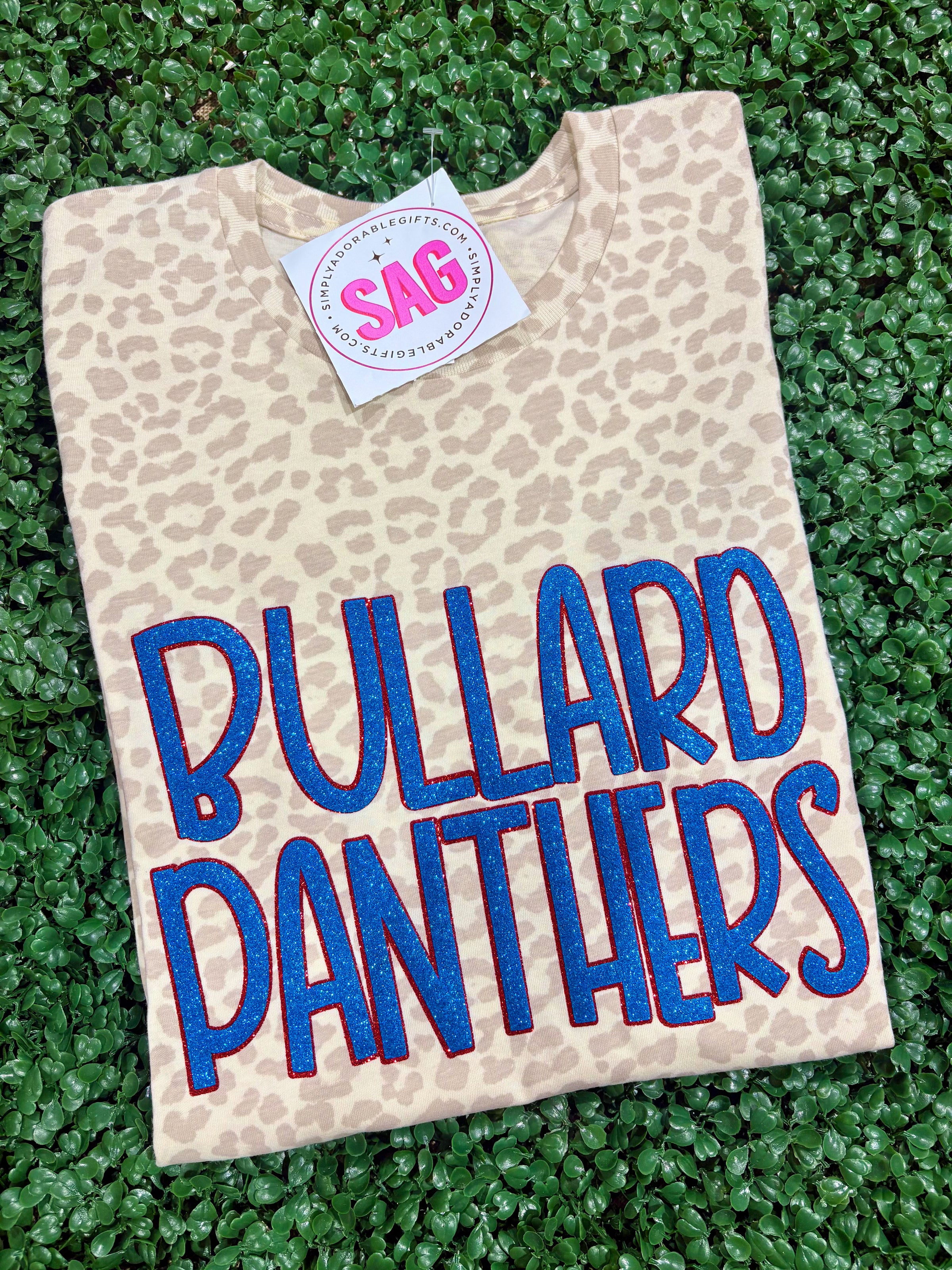 Bullard Panthers Raised Glitter Leopard Tee