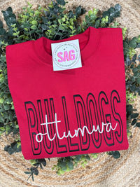 Custom Monotone School Spirit Embroidered Sweatshirt