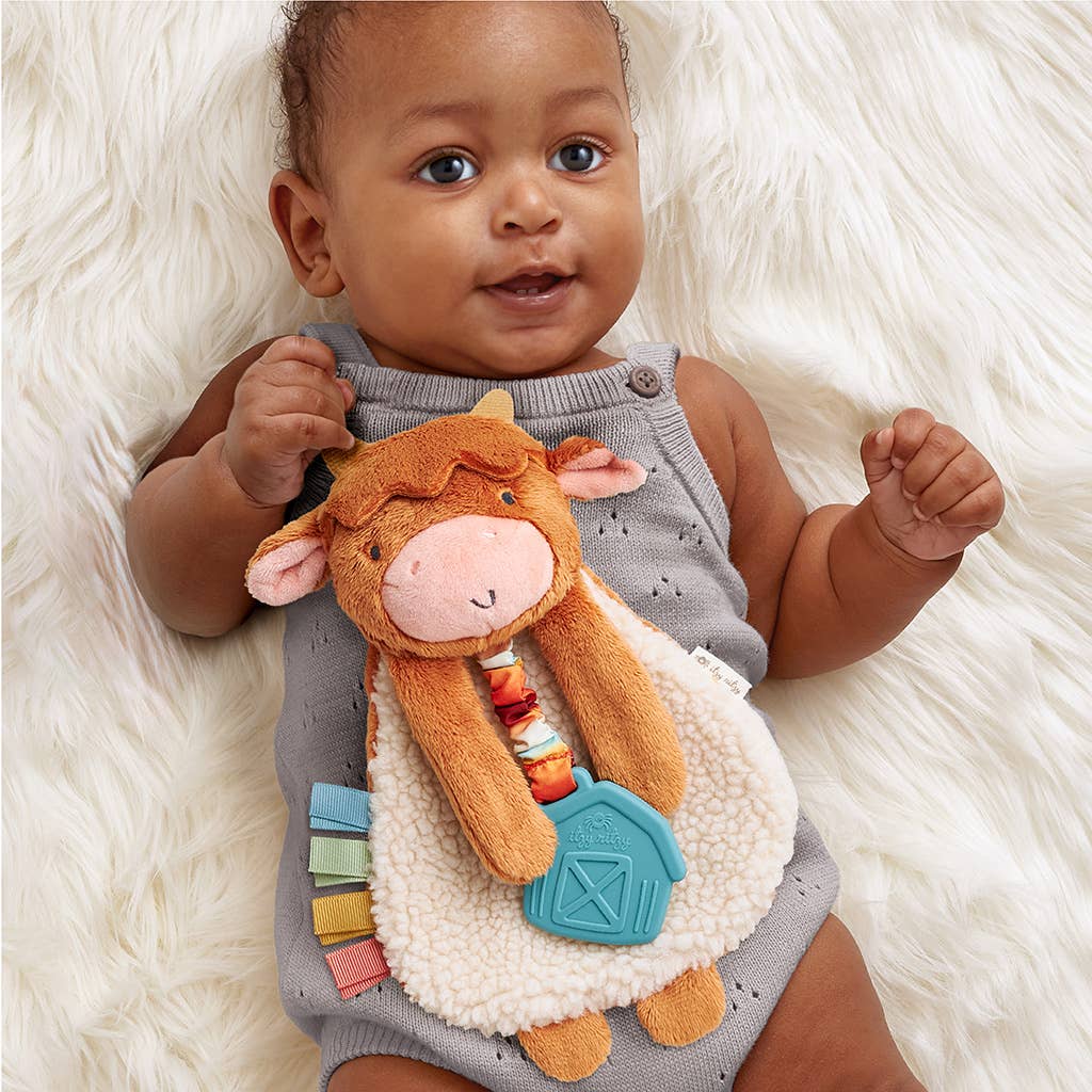 Itzy Ritzy - Highland Cow Itzy Friends Lovey™ Plush