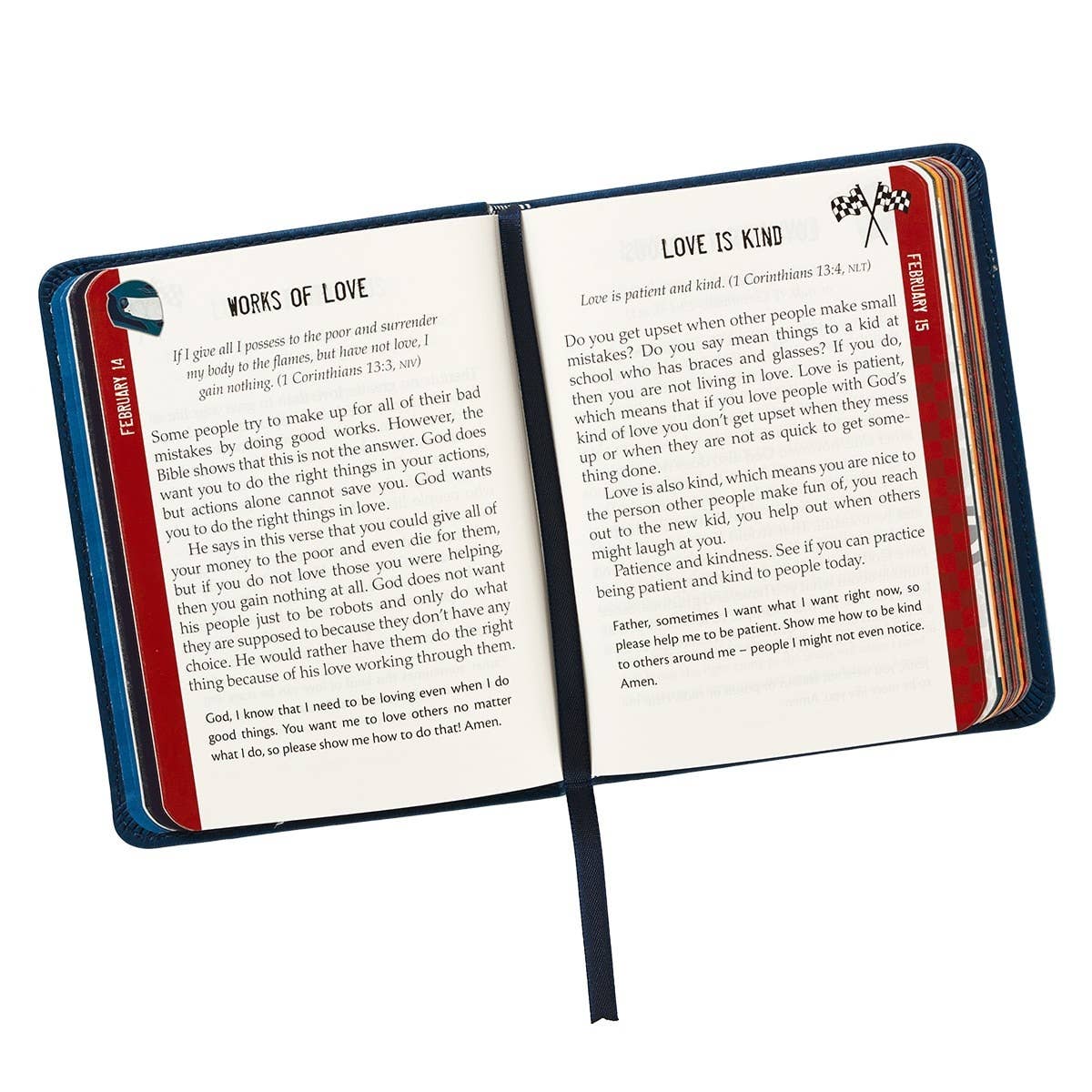 Christian Art Gifts - One-Minute Devotions for Boys Faux Leather
