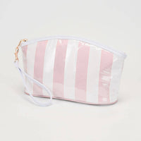 Sensibling Corp. - Striped Cosmetic Wristlet Pouch Bag