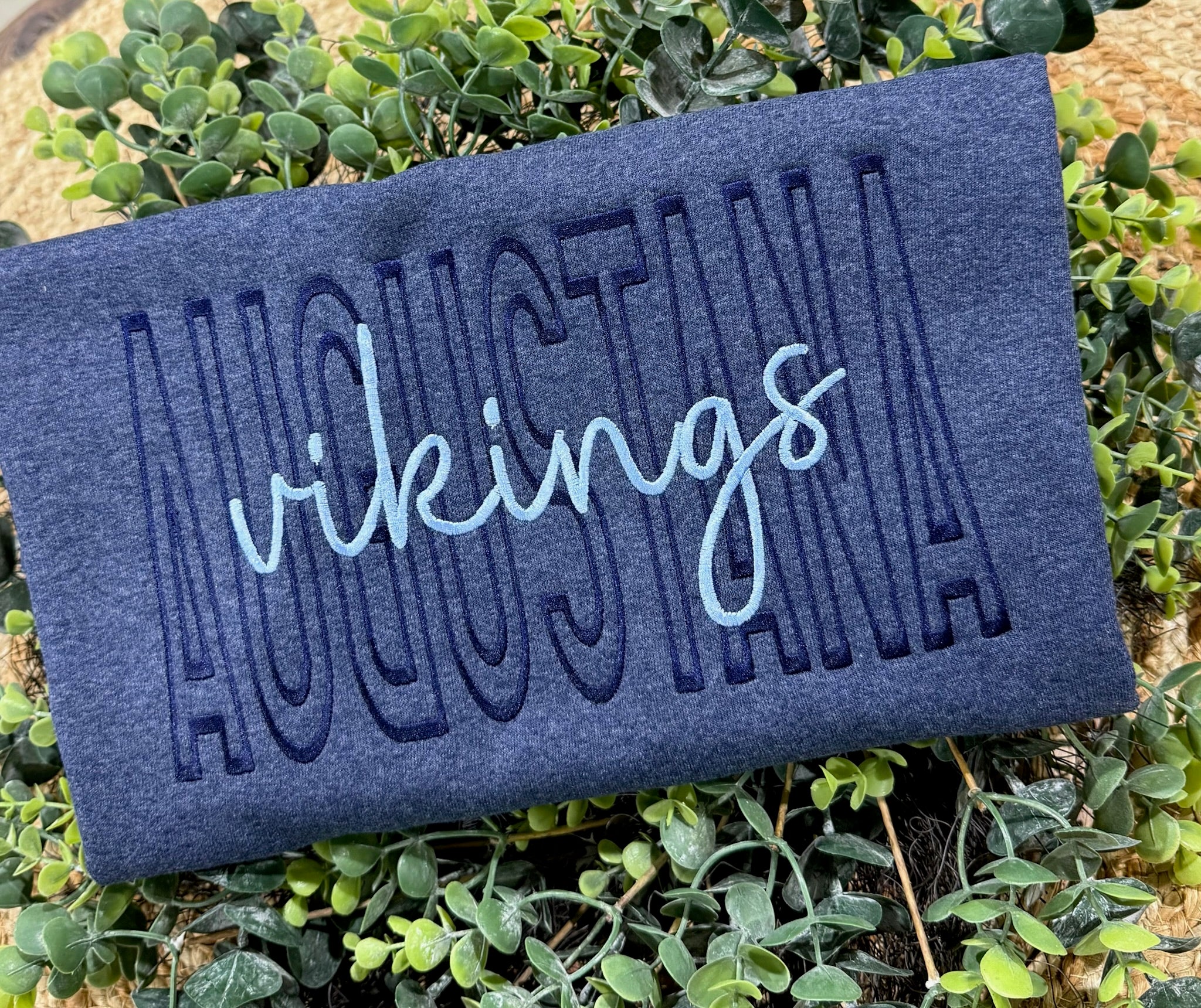 Custom Monotone School Spirit Embroidered Sweatshirt