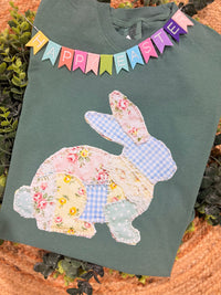 Patchwork Bunny Printed Shirt
