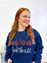 Lady Patriots Softball Stitched Sweatshirt
