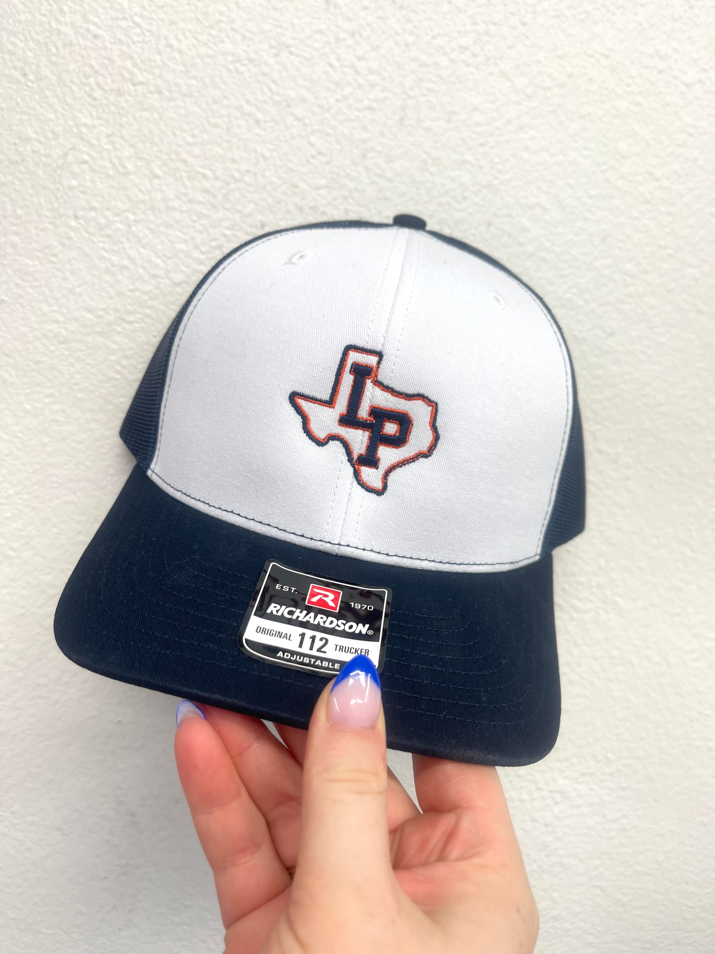 Lady Patriots Richardson 112 Hat - White/Navy Bill & Back