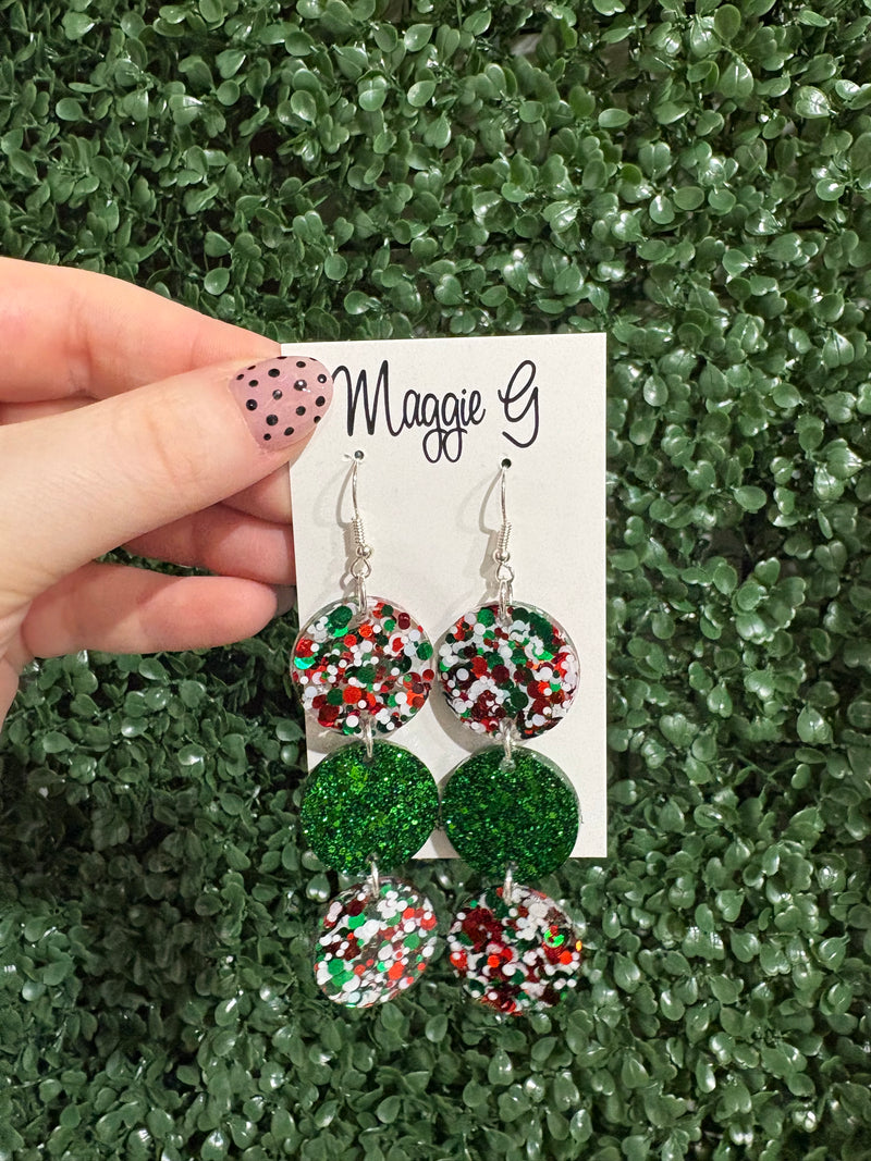 Christmas Drop Dangle Earrings
