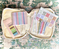 Framed Floral Bible Case And Accessories
