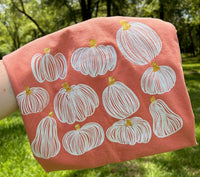 Pumpkin Doodle Comfort Color Tee