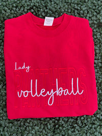 Custom Monotone School Spirit Embroidered Sweatshirt