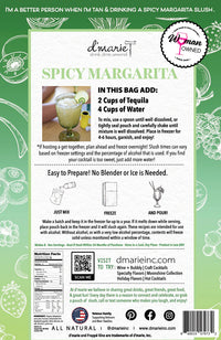 d'Marie Spicy Margarita Craft Cocktail Slush Mix