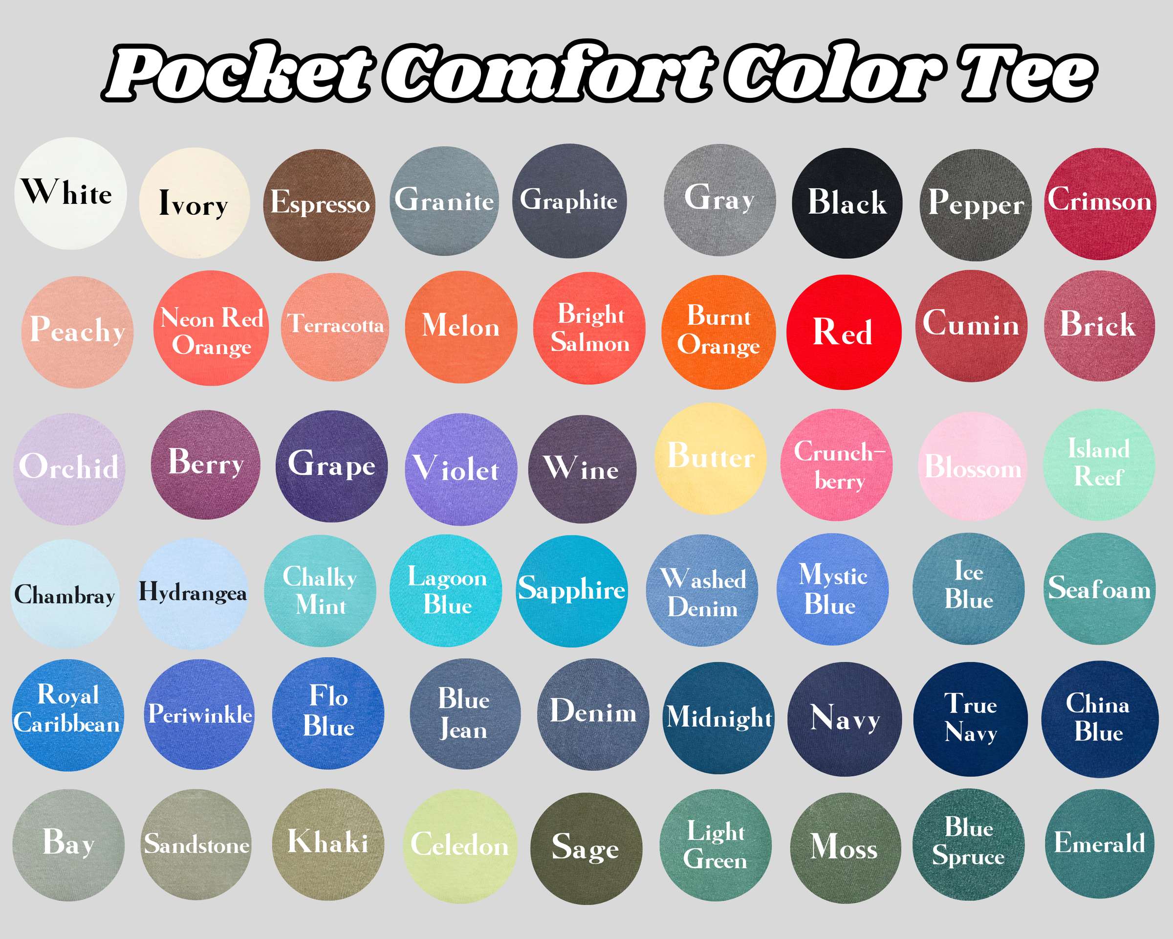 Cross Pocket Comfort Color Short Sleeve Tee